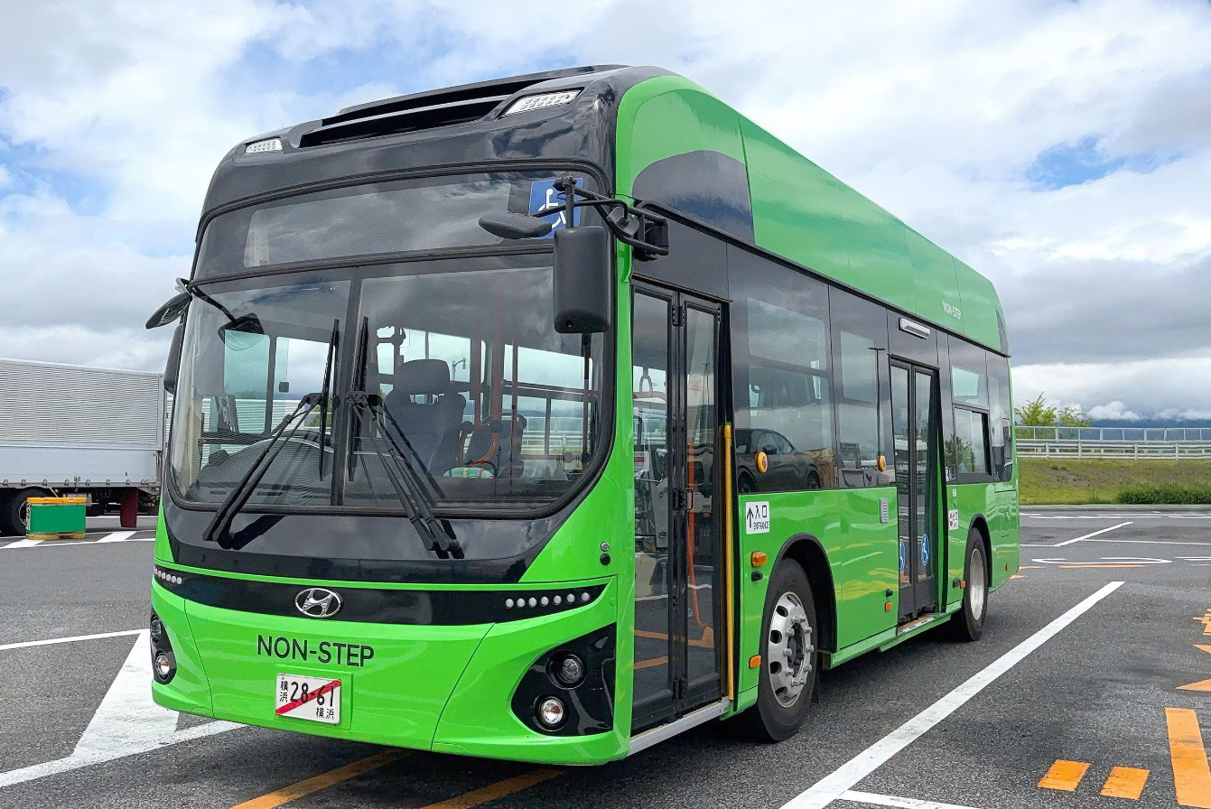 現(xiàn)代汽車向日本市場推出純電動(dòng)巴士車型(圖1)