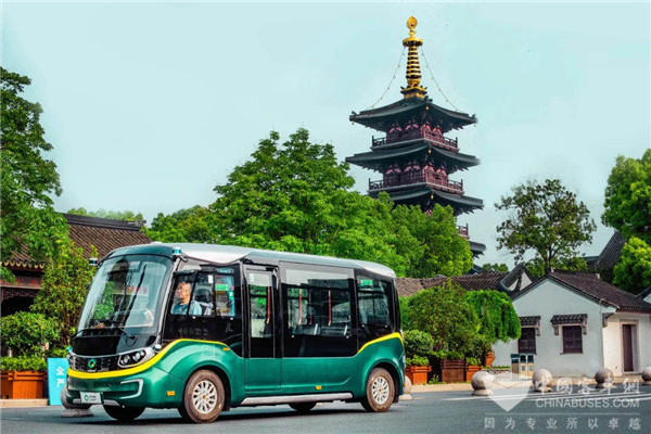 開啟智能化城市“微循環(huán)”交通時(shí)代 金旅星辰蘇州上路啦！(圖1)