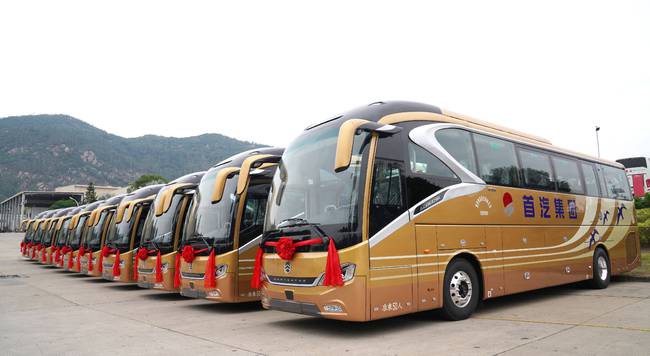 金色榮耀難擋，首汽國賓車隊再添30輛金旅領(lǐng)航者！(圖4)