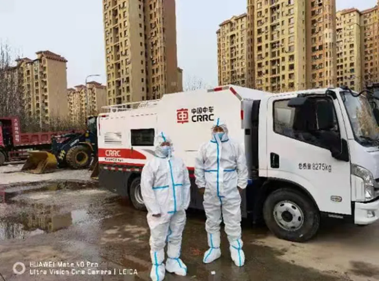 投身大連疫情防控,中車電動(dòng)“最佳拍檔”給力！(圖1)