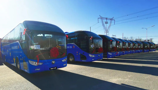 福田歐輝又雙叒交車(chē)?yán)玻y手北京新國(guó)線打造高效運(yùn)輸(圖1)