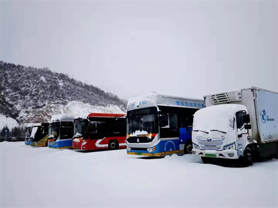 上海奉賢“綠色車輛”駛?cè)氡本┒瑠W會！神力科技燃料電池產(chǎn)品貢獻氫能之力(圖4)